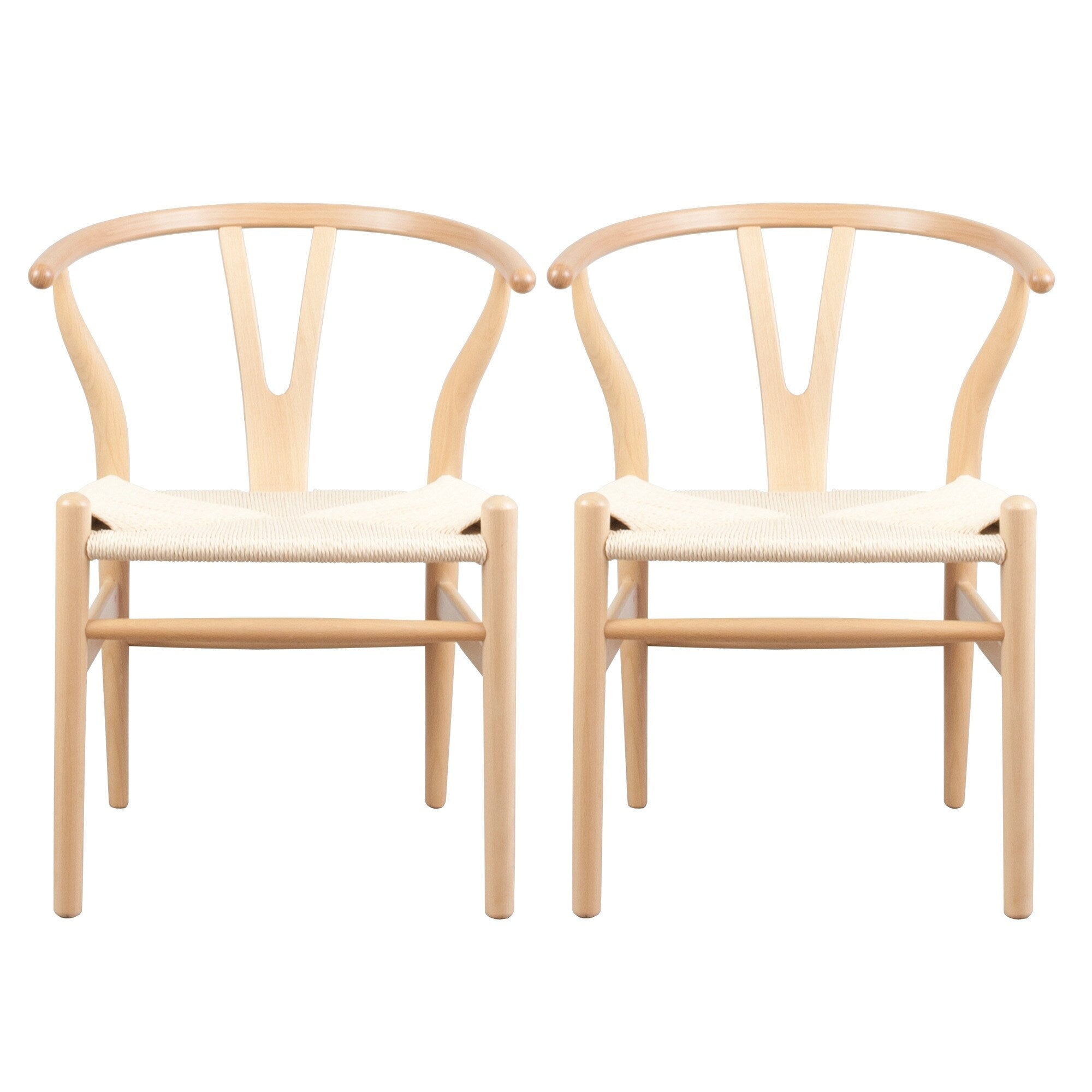 Mid-Century Modern Solid Wood Dining Chair E684217