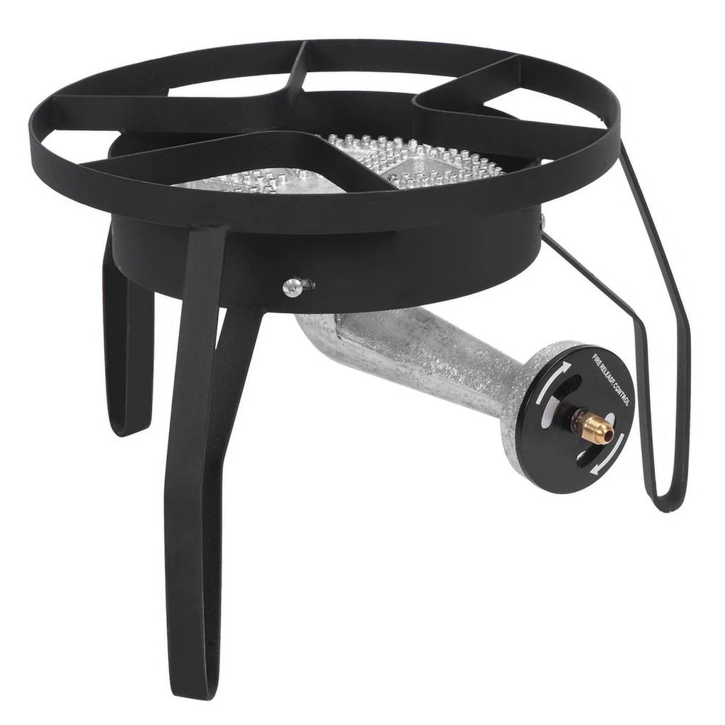 Outdoor Furnace Round Furnace 20W BTU Head Diameter 26cm With 1.2m Leather Tube With 0-20psig High Pressure Valve B366