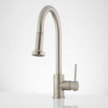 Brushed Nickel Pull-Down Kitchen Faucet T9829