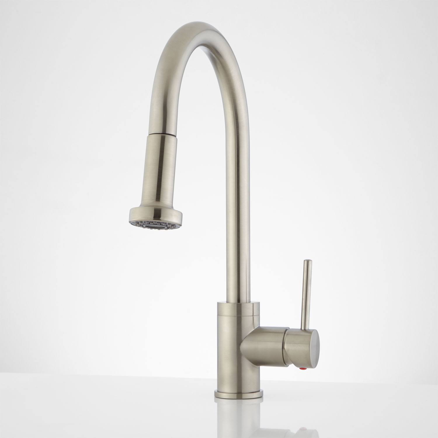 Brushed Nickel Pull-Down Kitchen Faucet T9829
