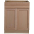 Unfinished Beech Frameless Base Cabinet with Drawer E579
