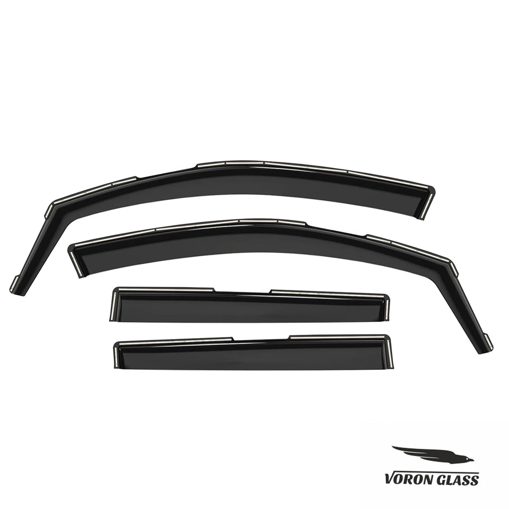 4 Pieces In-Channel Rain Guards for Subaru Outback 2020-2024 Y368