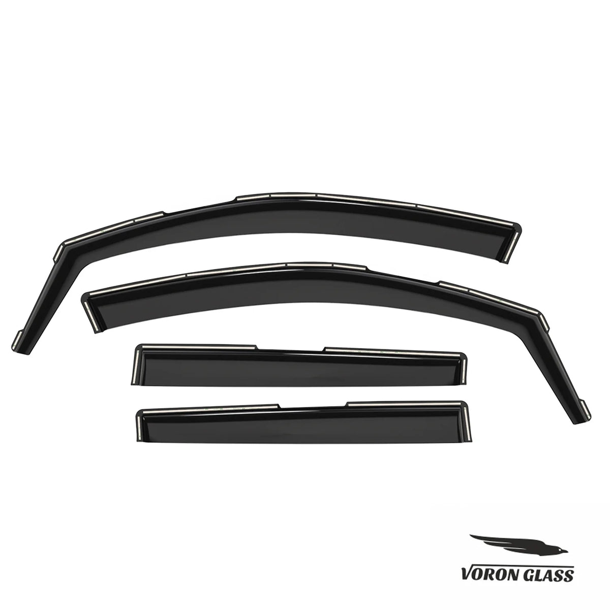 4 Pieces In-Channel Rain Guards for Subaru Outback 2020-2024 Y368