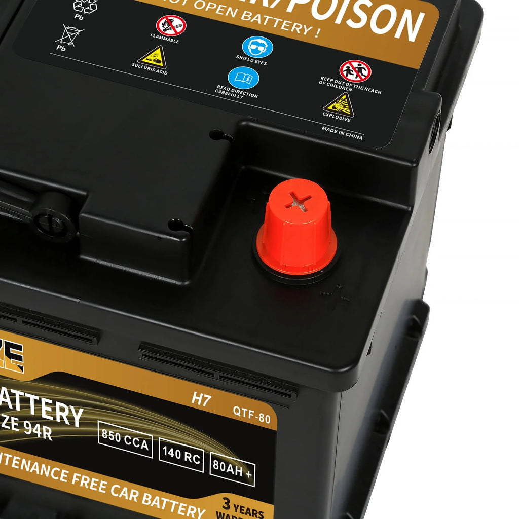12v 80ah 140RC 850CCA AGM Automotive Battery A38493
