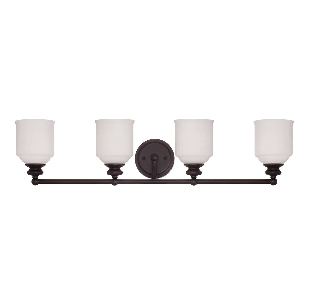 4 Light Bath Bar in English Bronze L41626