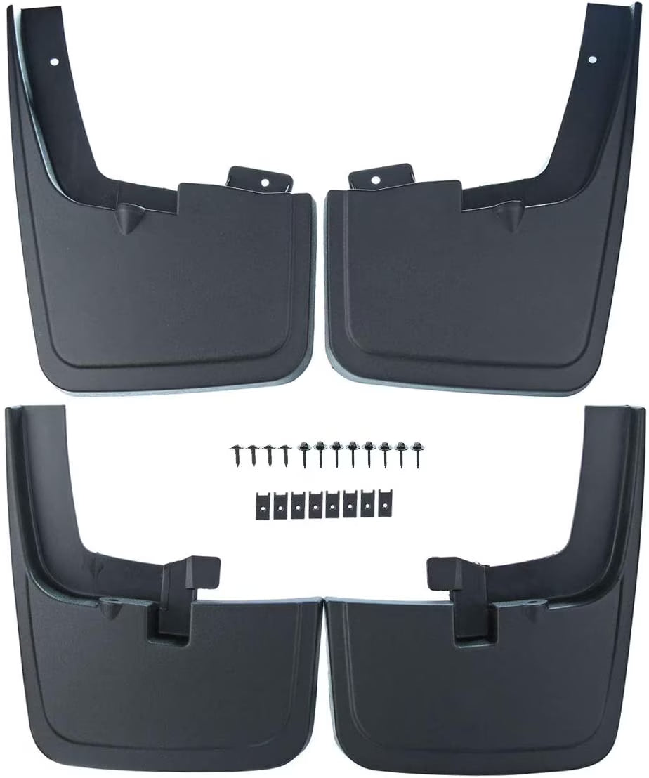 Splash Guards Mud Flaps Molded Replacement for Ford F-150 2015-2018 Front and Rear 4-PC Set Y367