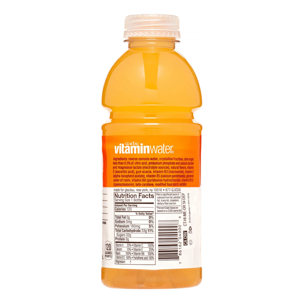 Orange 20 Fl Oz 24 Ct Vitaminwater A48634
