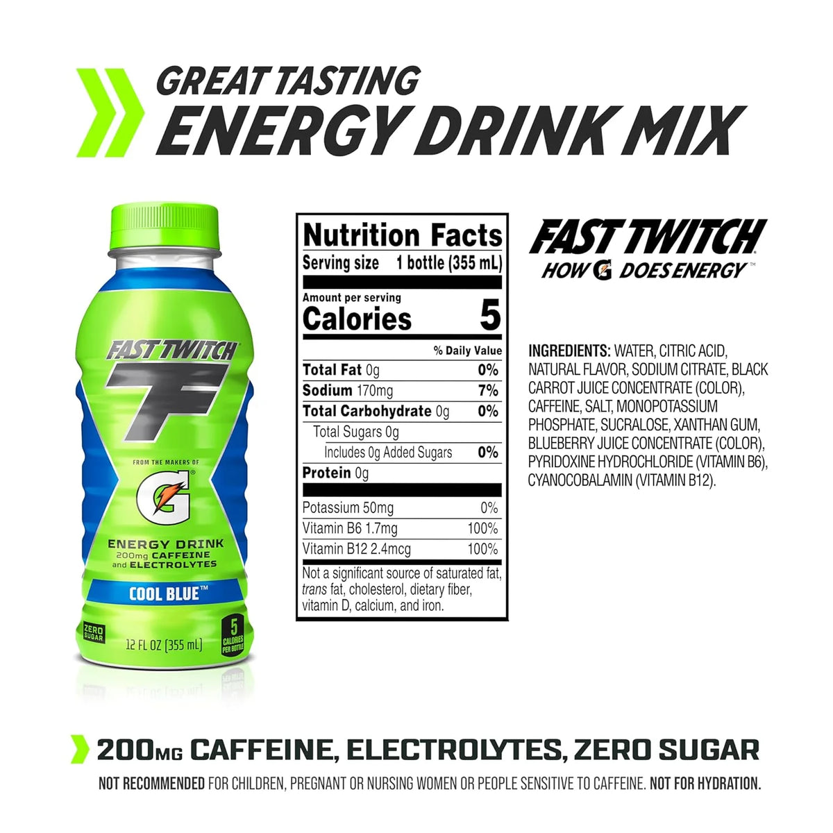 12 oz 12 Pack Energy Drink Z18064