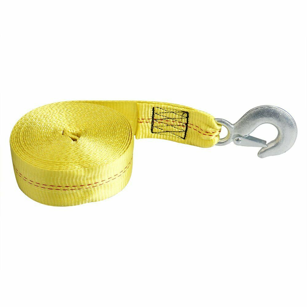 Boat Trailer Winch Strap with Hook 10000 Lbs Max Towing K78978