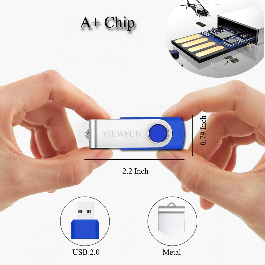 16GB 20 Pack USB 2.0 Flash Drive with LED Indicator and Lanyards P2560