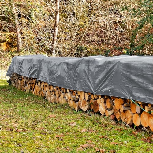 16'X30' Extra Heavy Duty 12 mil Silver Tarp 3 Ply Coated Reinforced Canopy 6 oz 3 Layer O4937