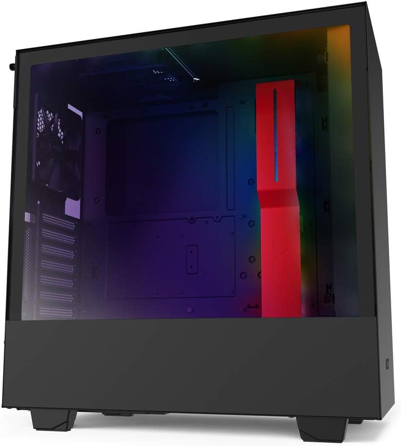 White Small Form-Factor ITX Case with Tinted Tempered Glass Front Panel W2723
