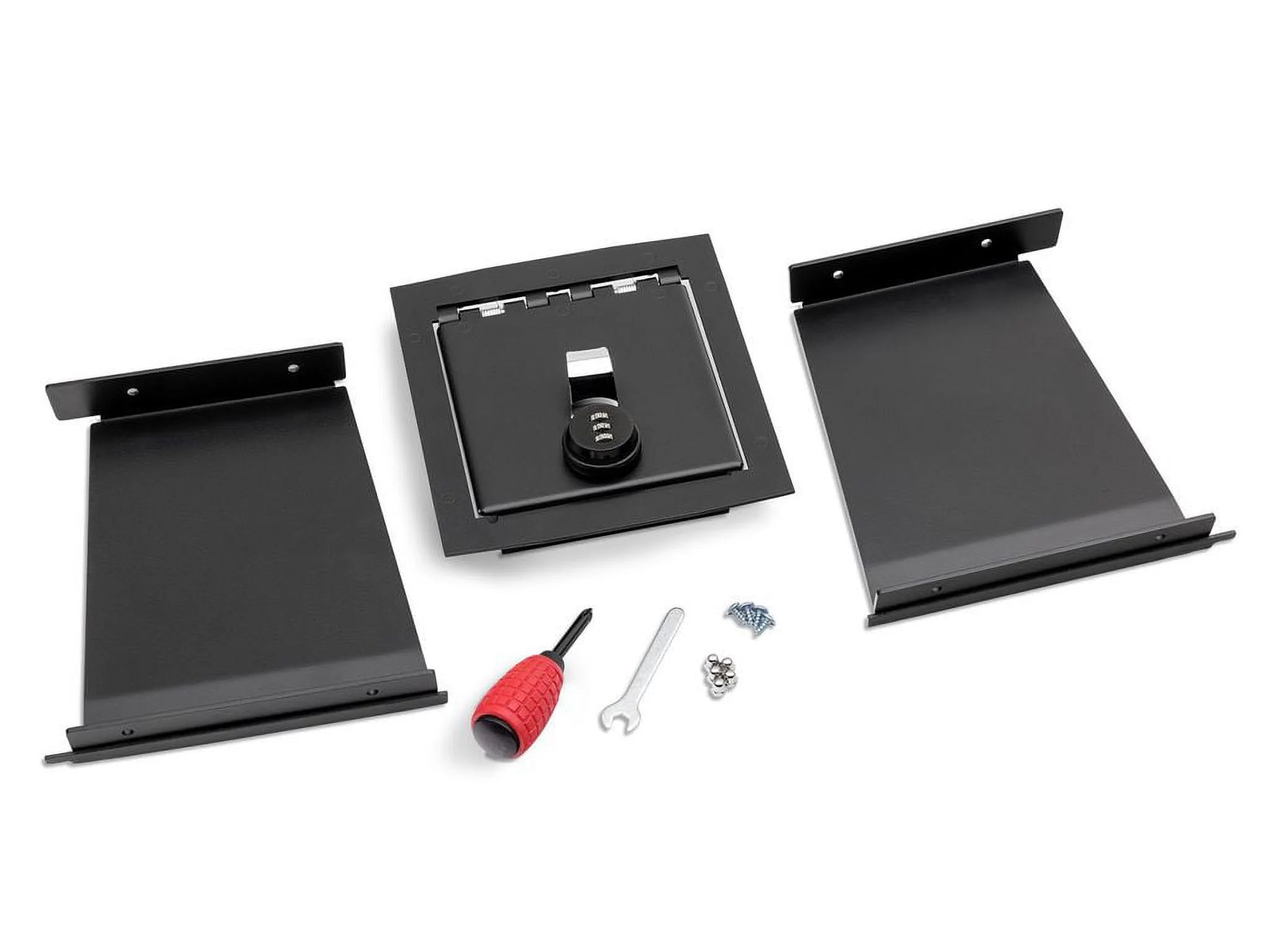 Steel Textured Black Center Console Vault M491
