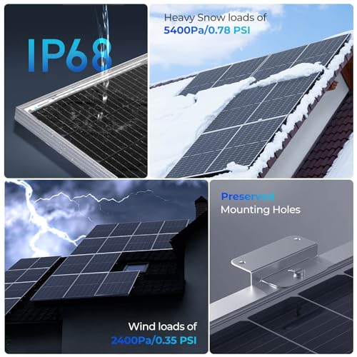 1100W 550 Watt Monocrystalline Solar Panels K287