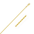 14k Yellow Gold Solid Rope Chain 24 in H2977