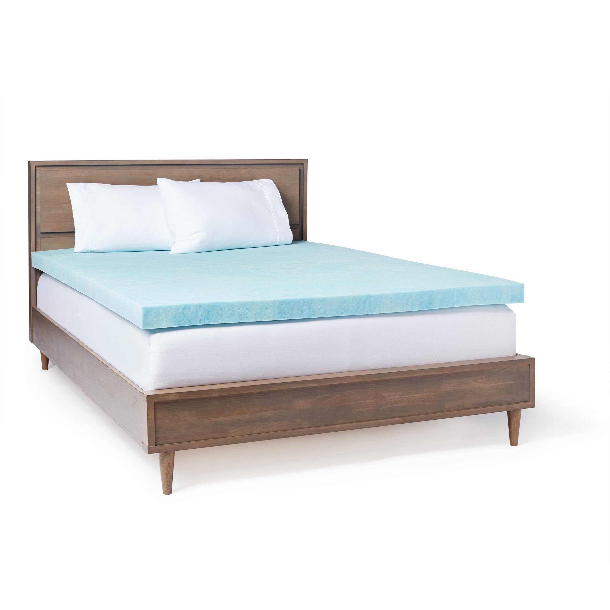 California King Gel Memory Foam Mattress Topper O31932