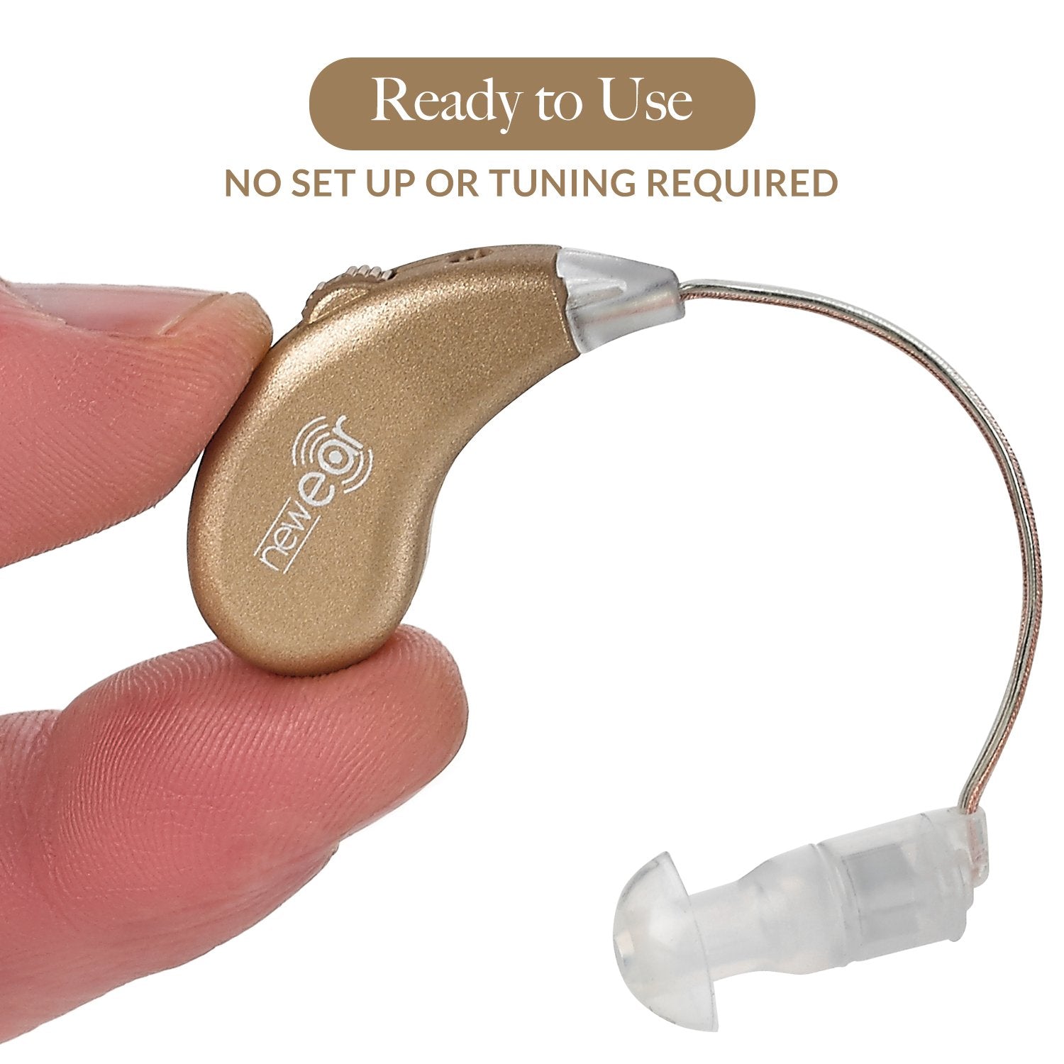 Rechargeable BTE Personal Sound Amplifier Pair with USB Dock L375612