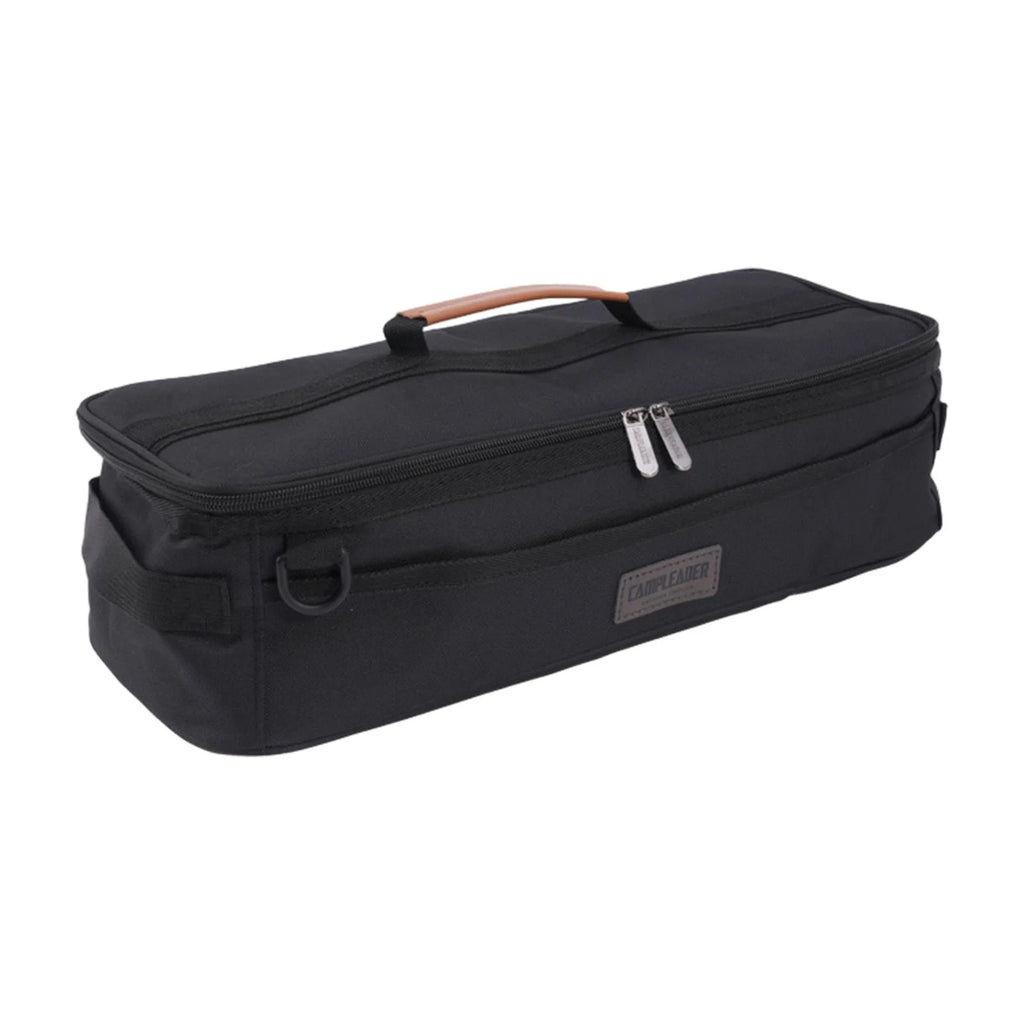 Tent Pole Bag with Handle Pockets Storage Bag for Hiking Travel black T336140