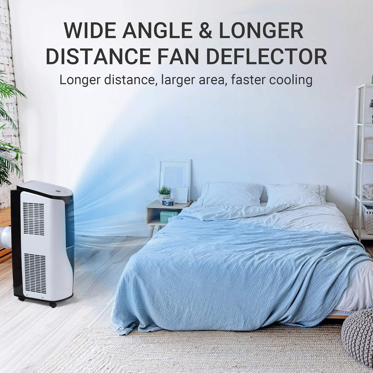 Portable Air Conditioner 10,000 BTU with Remote Control, 3 in 1 Cooling, Dehumidification, Fan F511731