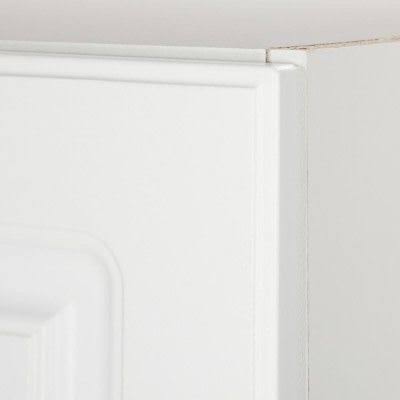 White 2-Door Laminated Storage Cabinet L37064