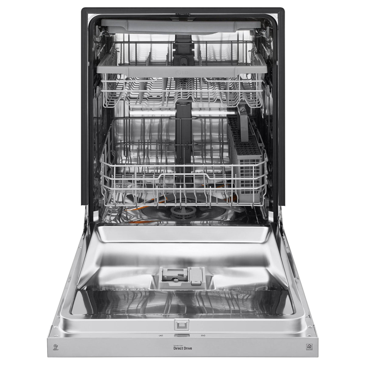 Stainless Front Control Smart Wi-Fi Enabled Dishwasher with Quadwash Q454