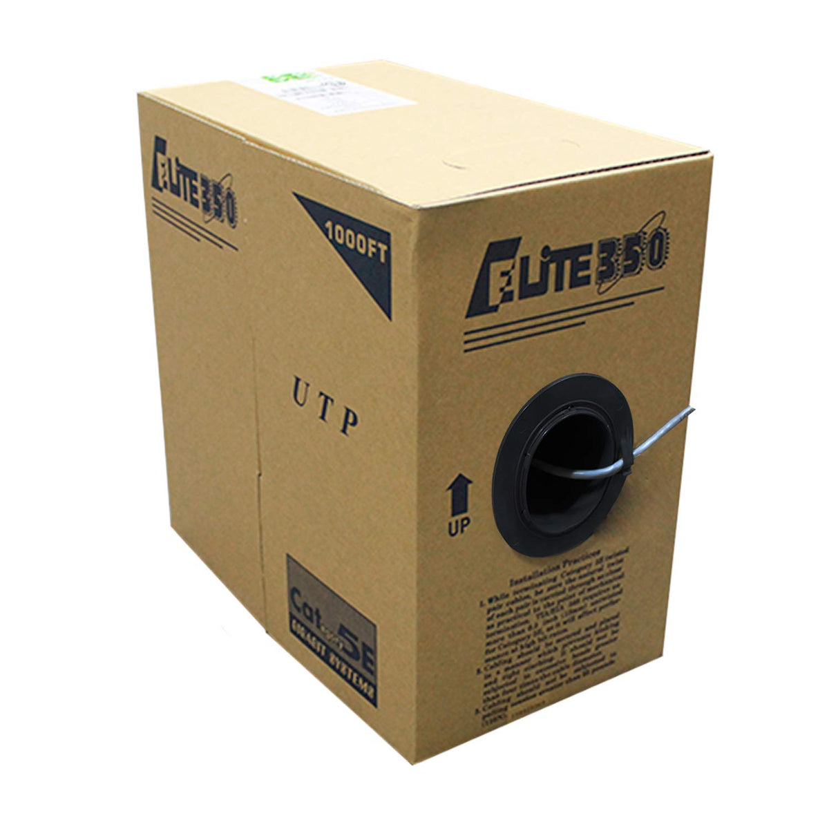 Pink 1000ft Bulk Ethernet Cable UTP 24AWG M801