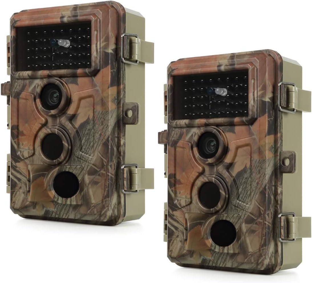 2-Pack Hunting Camera Game Cam 24MP 2.7K Night Vision Waterproof M61781