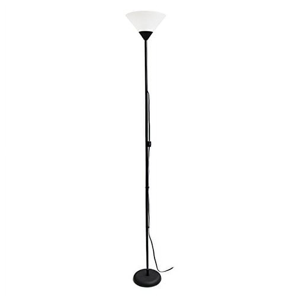 Black Torchiere Floor Lamp N9677