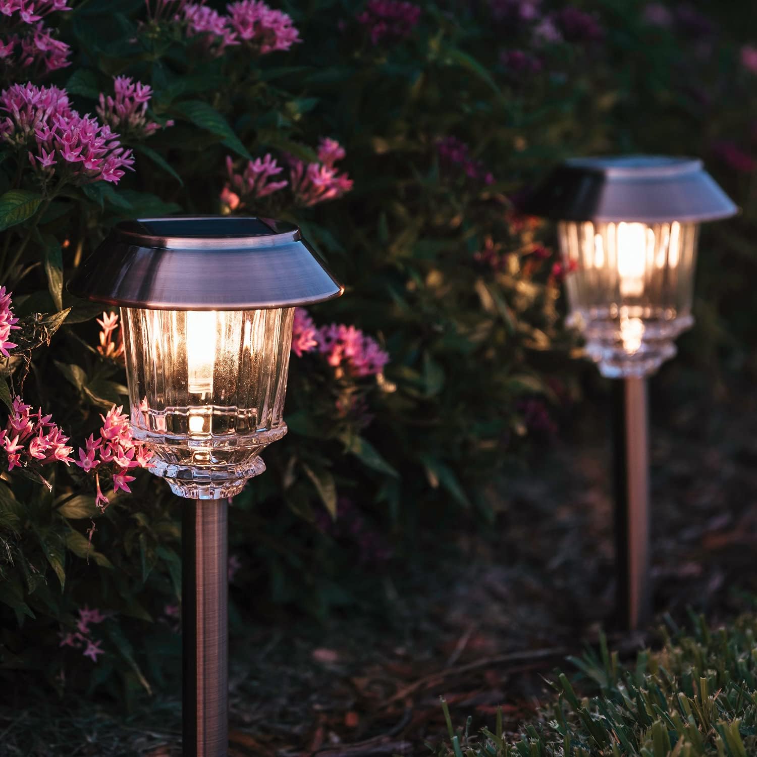 Solar Pathway Lights 4 Pack Outdoor Waterproof IP65 Warm White J180