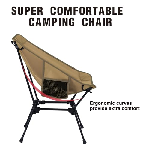 Compact Camping Chair with Side Pockets S620
