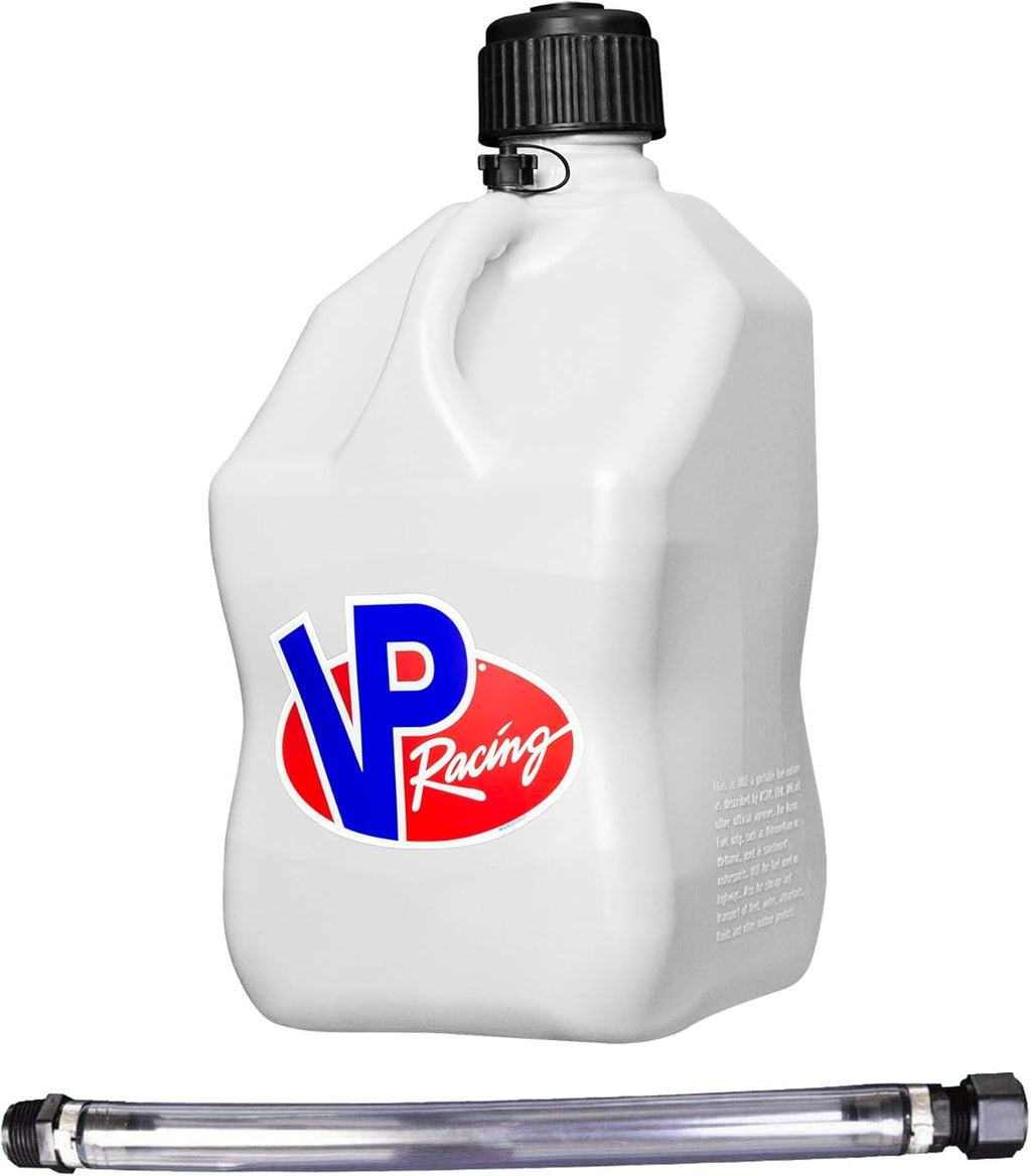 5-Gallon White Square Utility Container with Standard Hose (4 Pack) P92893