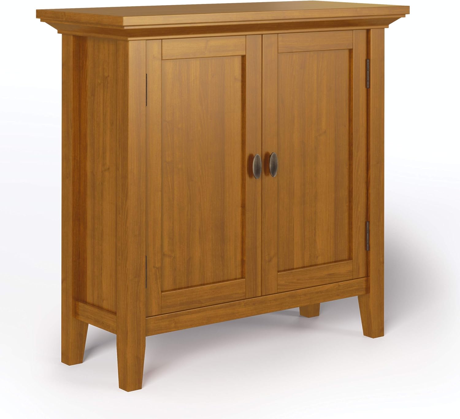 Brunette Brown Solid Wood Low Storage Cabinet I56624