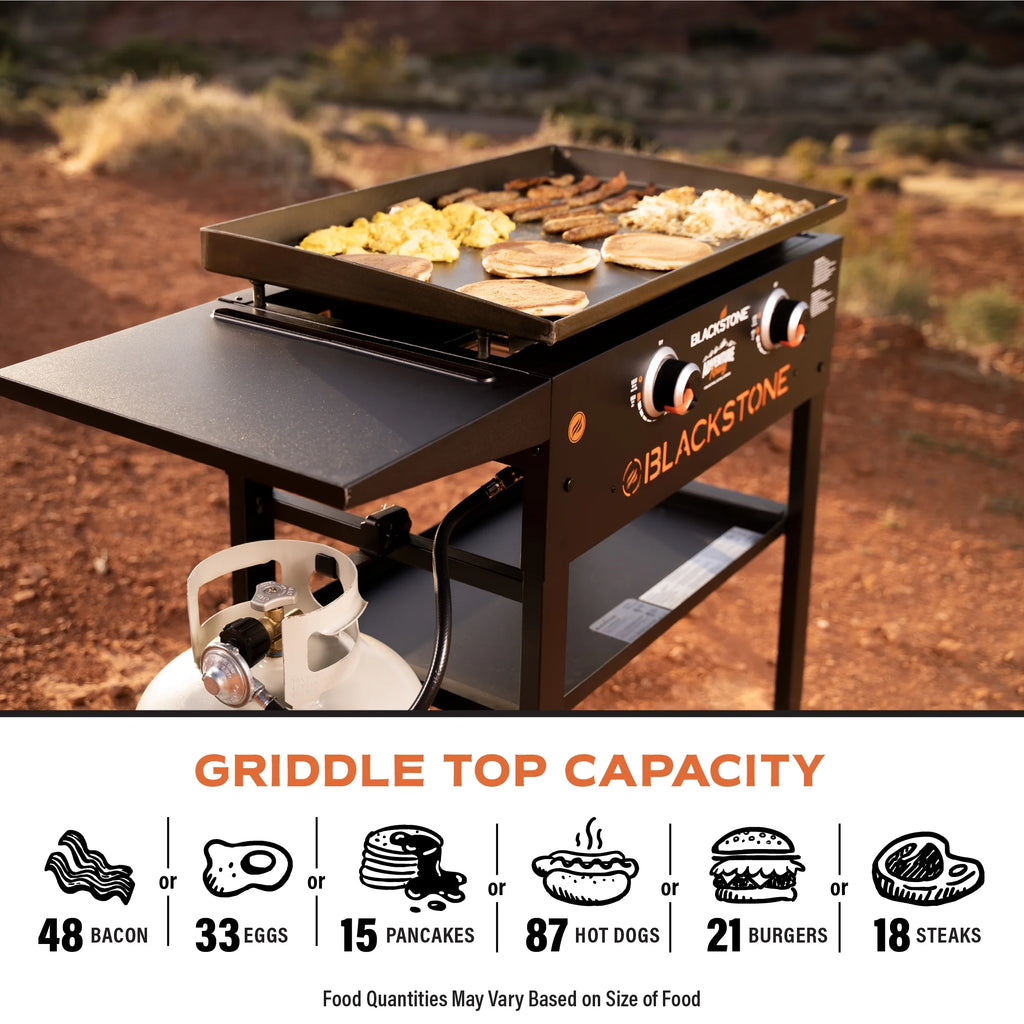 2-Burner 28" Propane Griddle with Foldable Locking Legs Q989296