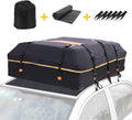 Car Rooftop Carrier Soft Cargo Box 20 Cubic Feet Waterproof Roof Bag with Reflective Strip H515401