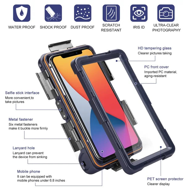 Waterproof Protective Case for Nokia 8.3 5G and Phones Up to 6.9 Inch P30774