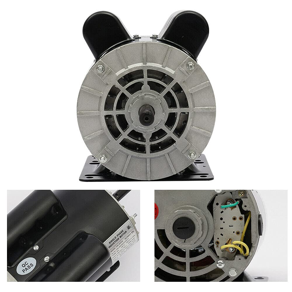 5 HP SPL 3450 RPM Air Compressor 60 Hz Electric Motor 208-230 Volts J7555