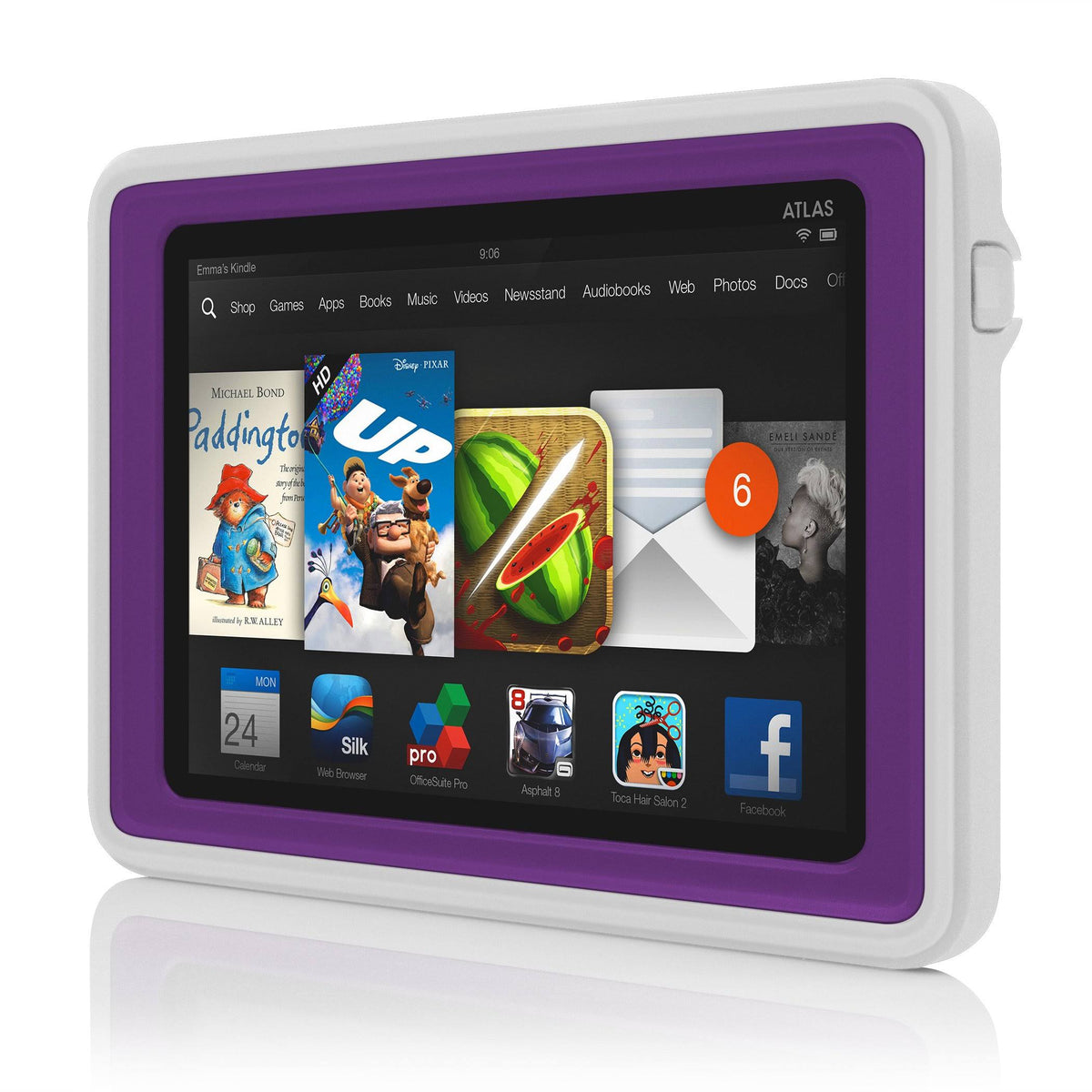 Purple Waterproof Case for Kindle Fire HD 7 Tablet S781913