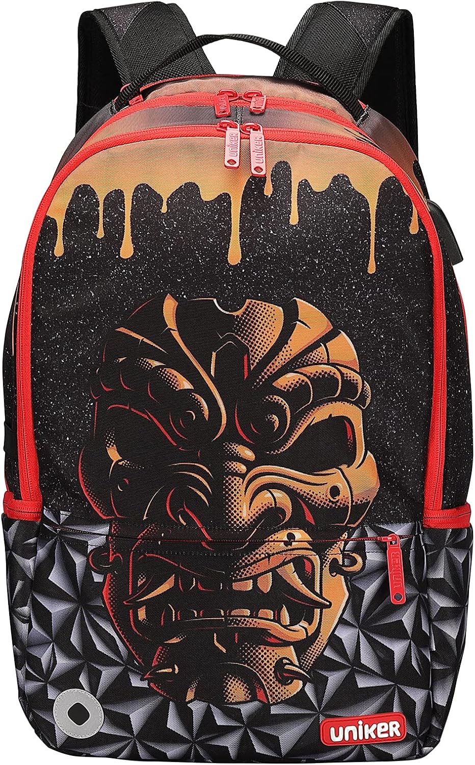 Graffiti Laptop Backpack with USB Port G6069