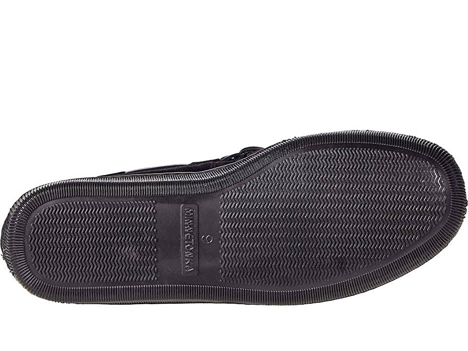 Black Sheepskin Hardsole Moccasin X2768