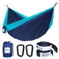 Camping Hammock Single with 2 Tree Straps, Portable Lightweight Nylon Parachute M6008