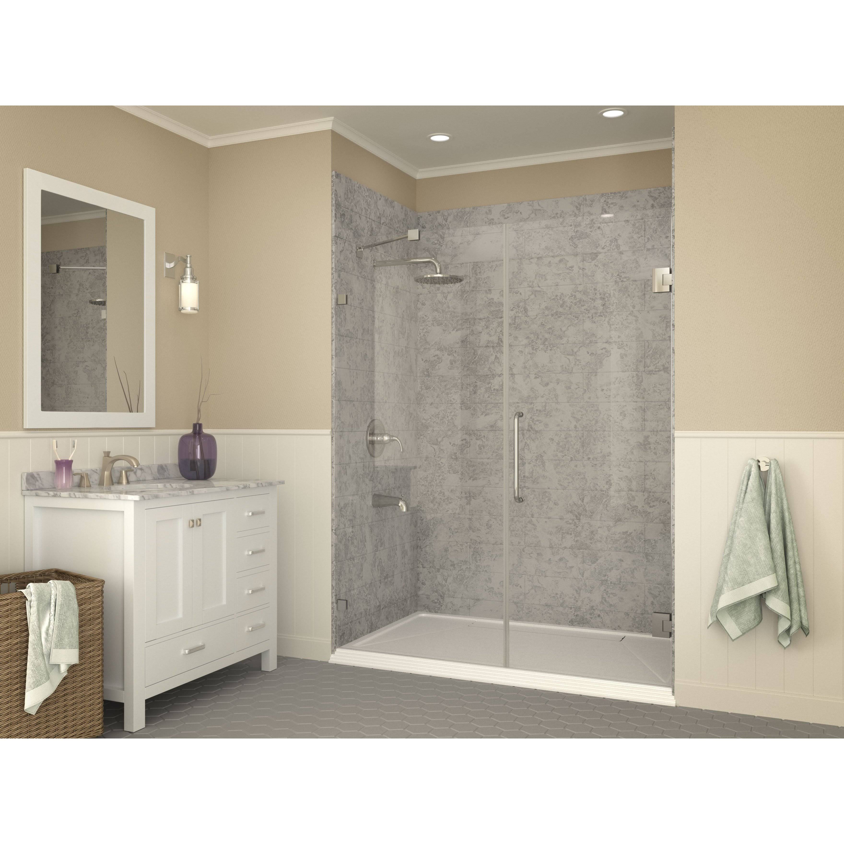 White 60 in. x 36 in. Shower Base D6859