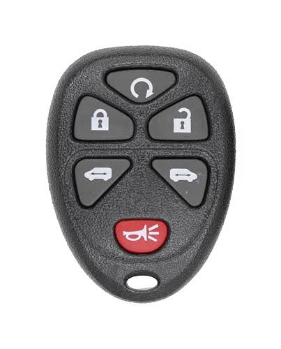 6 Button Key Fob Keyless Entry Car Remote H4213
