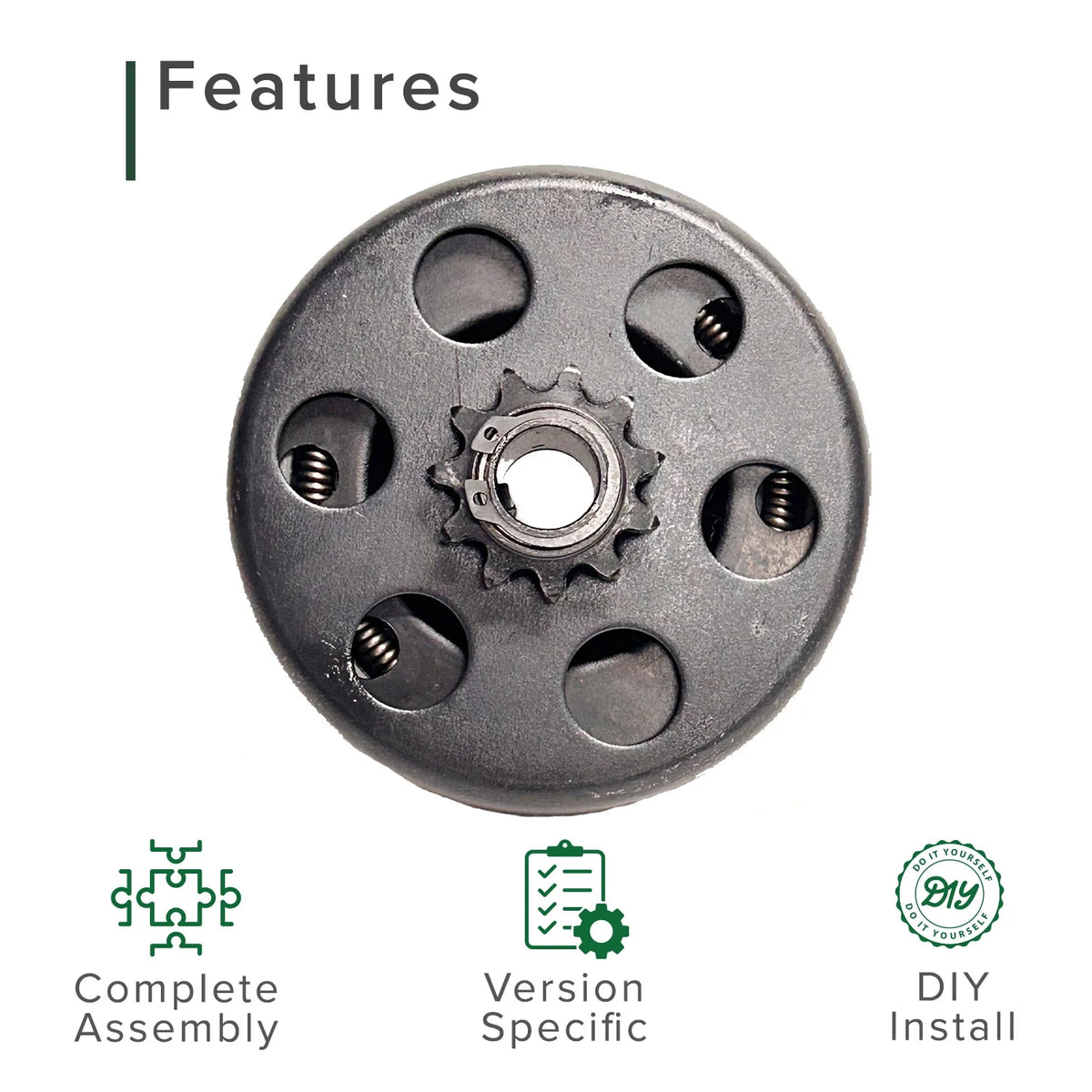Clutch Assembly with 11 Tooth Sprocket & #35 Chain A9269