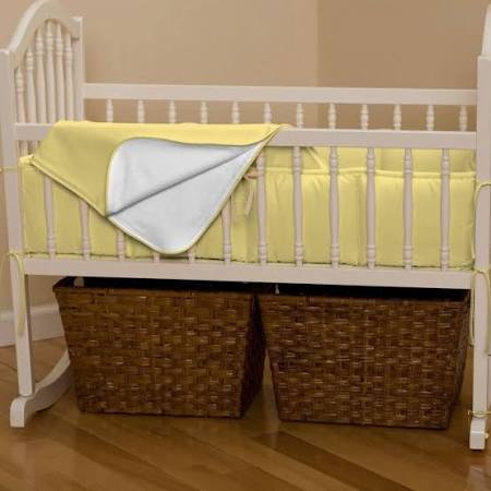 Solid Seafoam Aqua Crib Bumper U47068