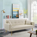 Convertible Fabric Folding Futon Sofa Bed G277