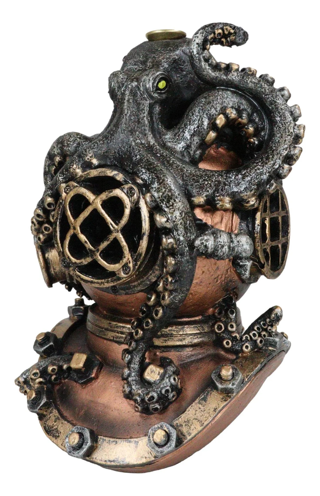 Steampunk Divers Helmet Incense Cone Burner Y888413