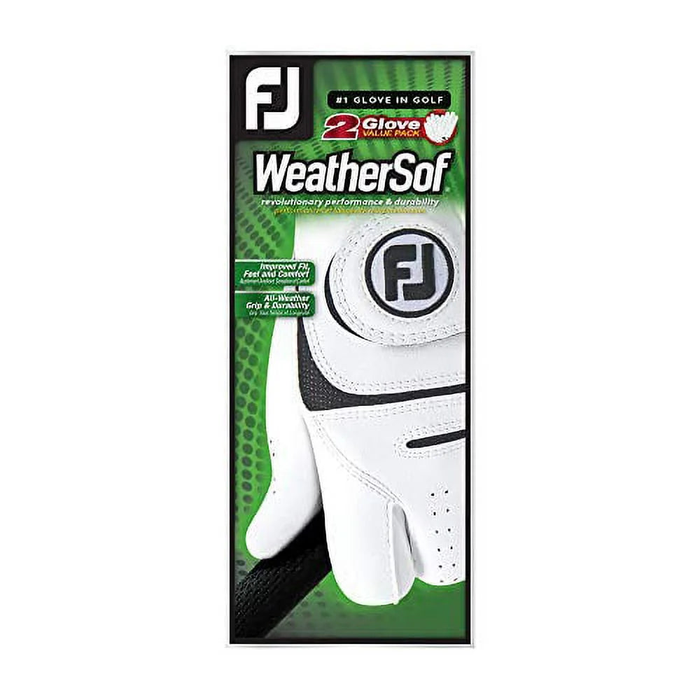 Footjoy Weathersof 2 Pack Golf Gloves Cadet Medium Large Left Hand U99779