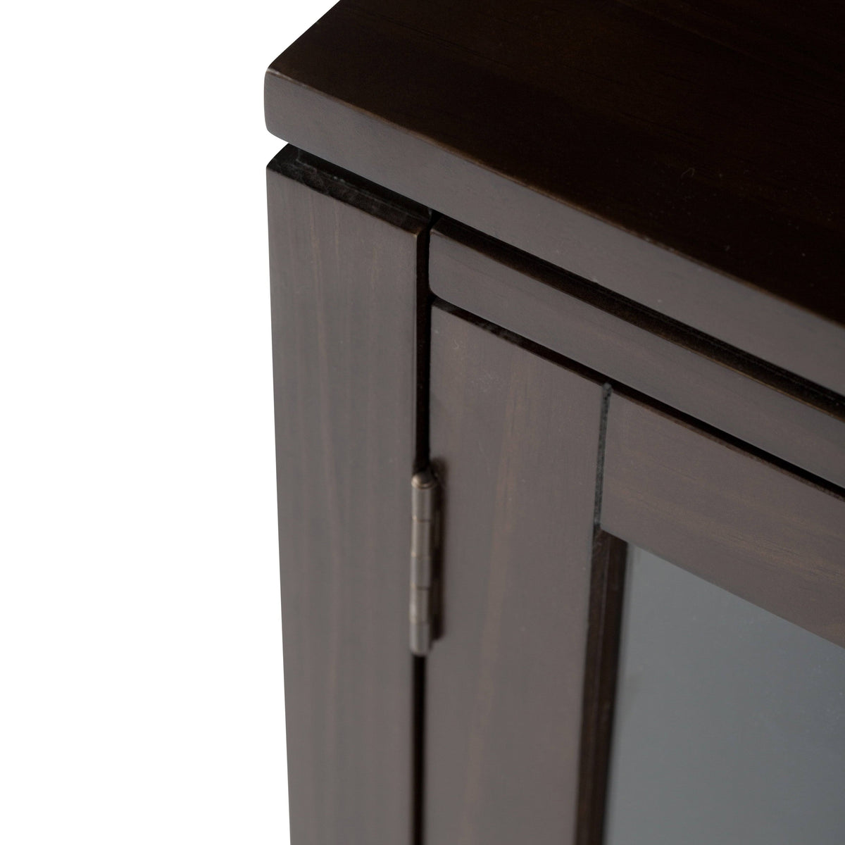 Solid Wood Low Storage Cabinet Farmhouse Grey G269