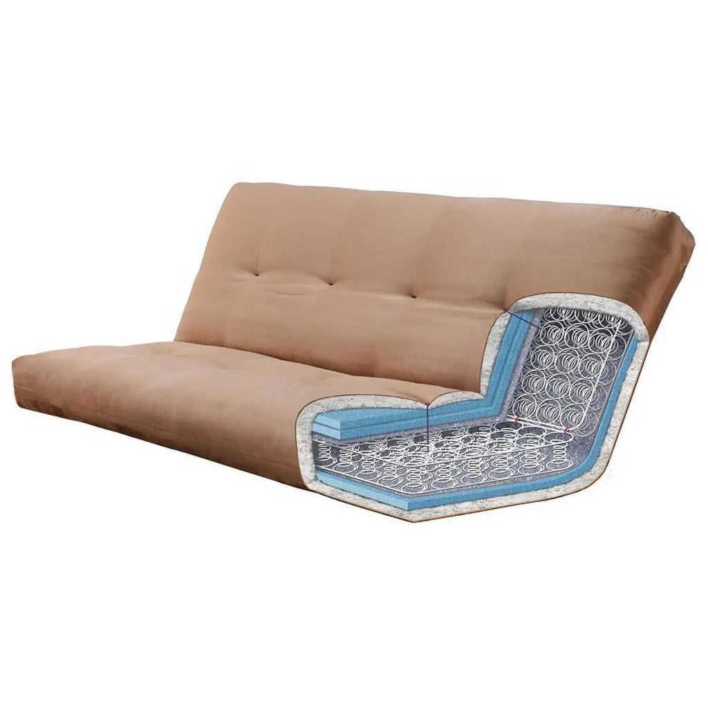 Queen-size Wood Storage Futon W128204
