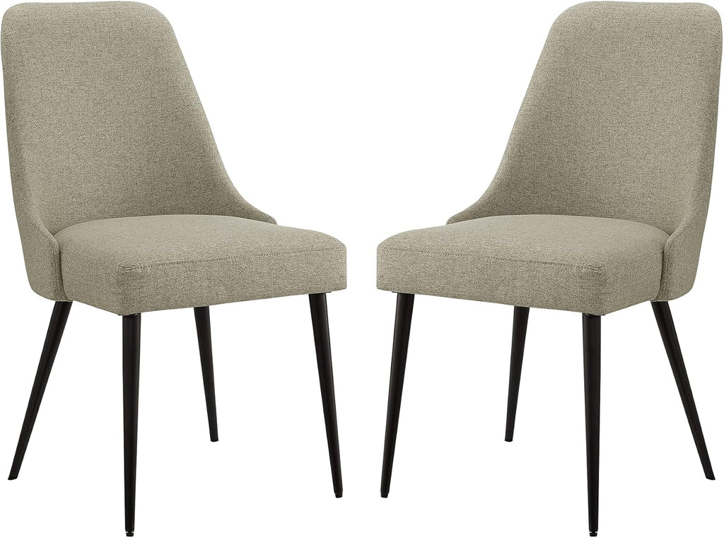 Black PU Set of 2 Dining Chair R808